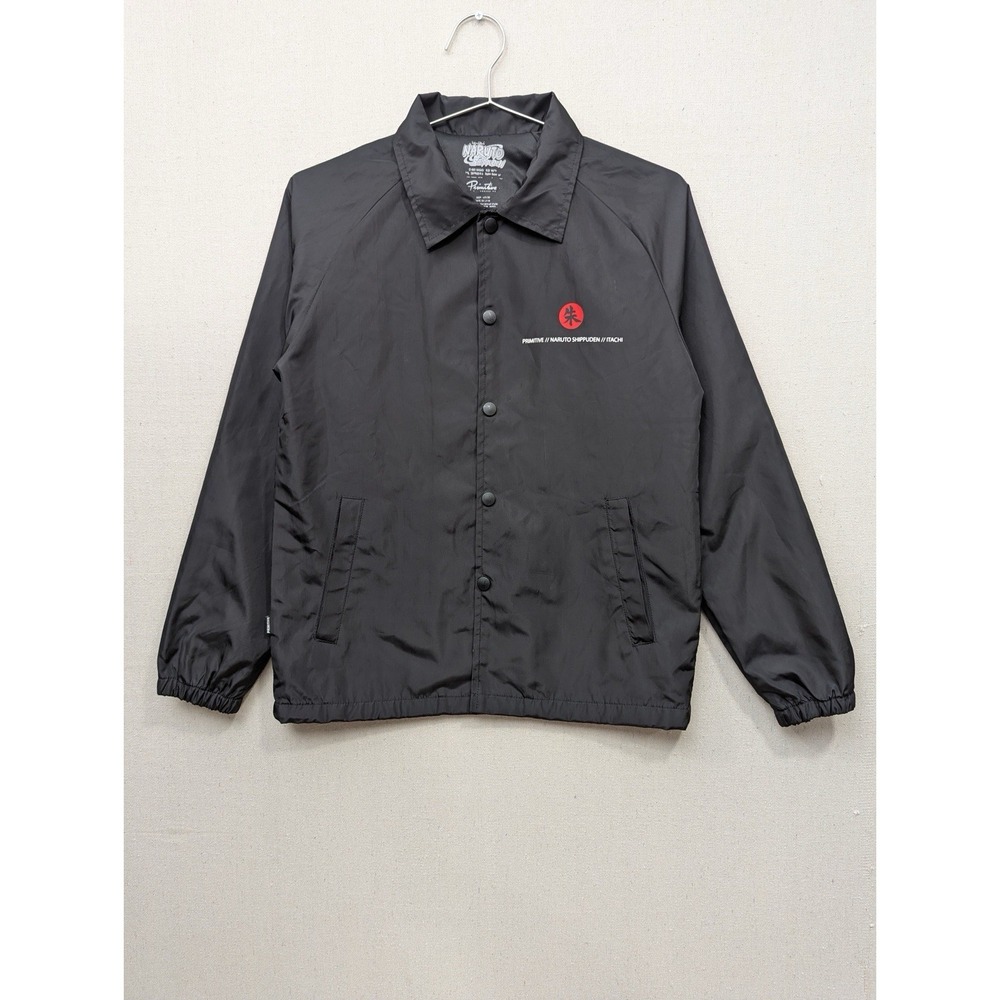Primitive Naruto Shippuden Itachi Coach‎ Jacket Youth L Black Soft Shell